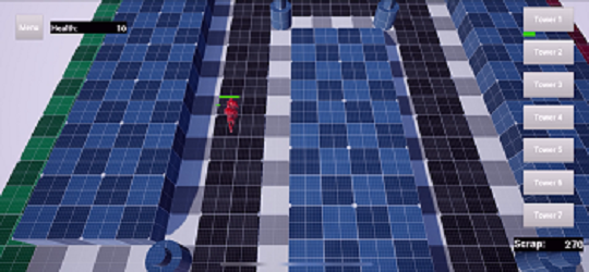Robots Vs Towers gameplay image